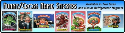 Funny Name Stickers