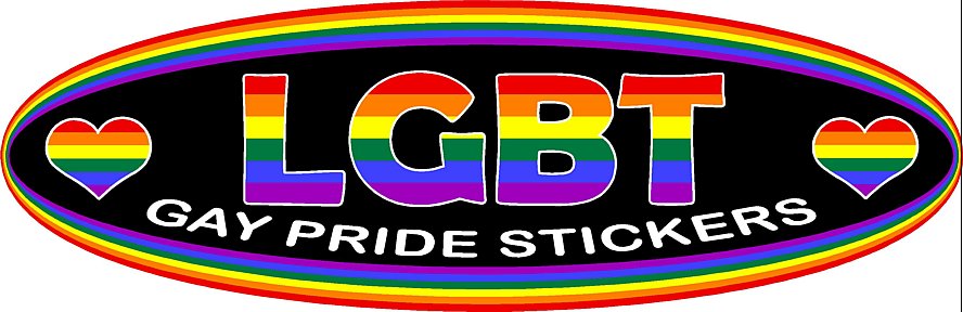 LGBT Gay Pride Stickers