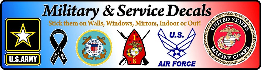 Military and Service Stickers
