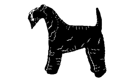 053 Kerry Blue Terrier Decal