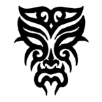 Tribal Mask Vinyl Car Decal