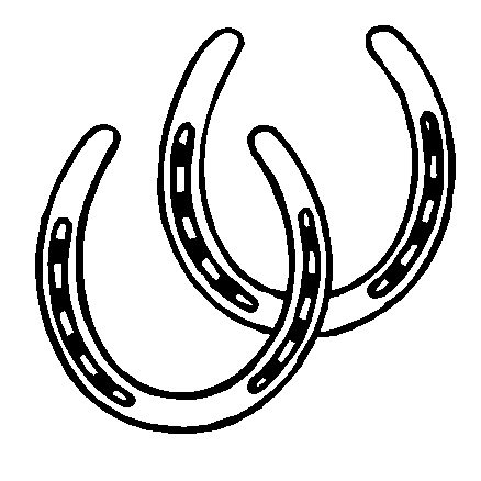 Horseshoe decal