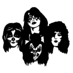 KISS Faces Decal