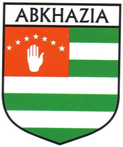 Abkhazia Flag Crest Decal Sticker