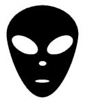 Alien Face Sticker