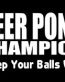 Beer Pong Champ Decal
