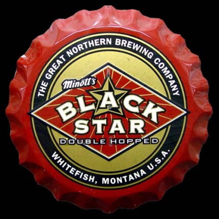 Black Star Bottle Cap