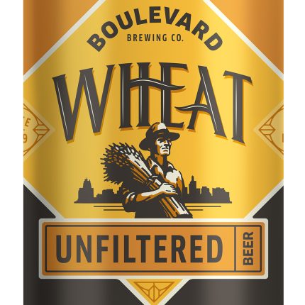 Boulevard WHEAT Unfiltered Beer Can Shaped Sticker