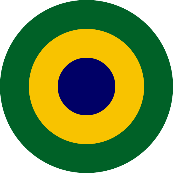 Brazillian airforce round sticker