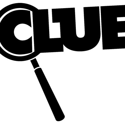 CLUE BOARD GAME LOGO STICKER