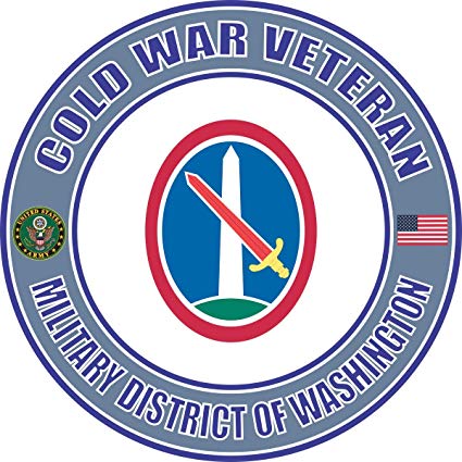 cold-war-military district of washington-veteran sticker