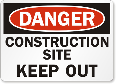 Construction Safety Signs and Labels 09