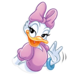 donald duck daisy duck disney cartoon sticker 21
