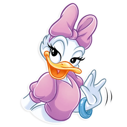 donald duck daisy duck disney cartoon sticker 21