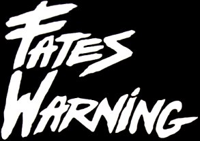 fates warning die cut band decal