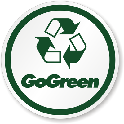 GoGreen-recycle Sticker