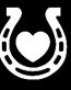 Horseshoe with Heart Sticker