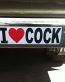 I Love Cock Bumper Sticker