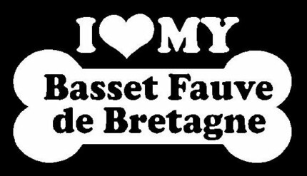 I Love My Basset Fauve de Bretagne