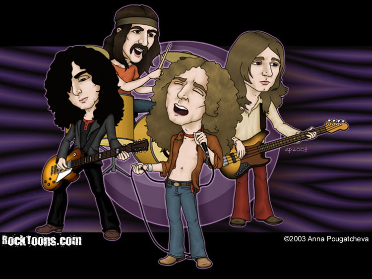 Led Zeppelin Color Band Decal