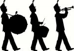 Marching Band Die Cut Decal