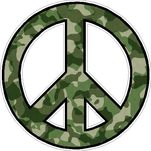 PEACE FILLS Green Camo