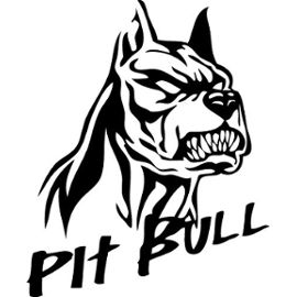 pitbull-diecut decal 99
