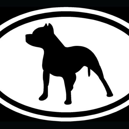 Pitbull Oval Decal 2