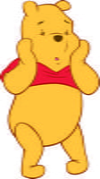 Pooh 17 Adhesive Vinyl Decal Sticker