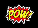 POW CARTOON sticker