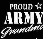 PROUD Military Stickers ARMY GRANDMA