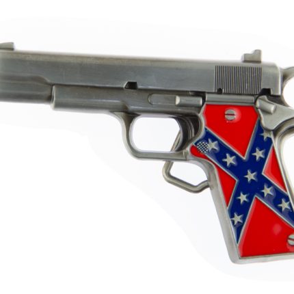 rebel gun shaped sticker