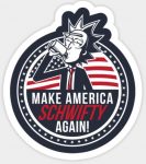 RICK AND MORTY Make America Schwifty Again Sticker