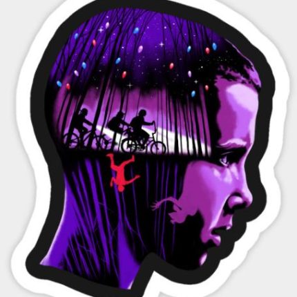 STRANGER THINGS 11 STICKER