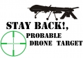 Target Drone Sticker