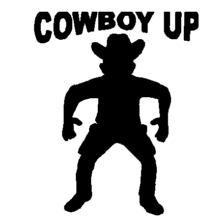 Cowboy Up Decal