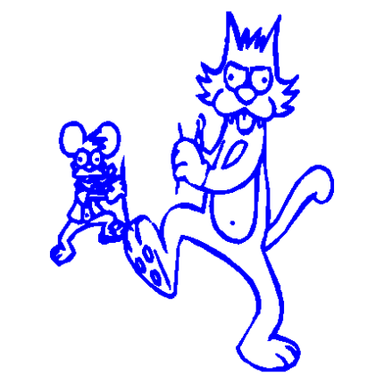 Itchy And Scratchy decal
