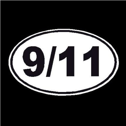 9-11 Oval Decal