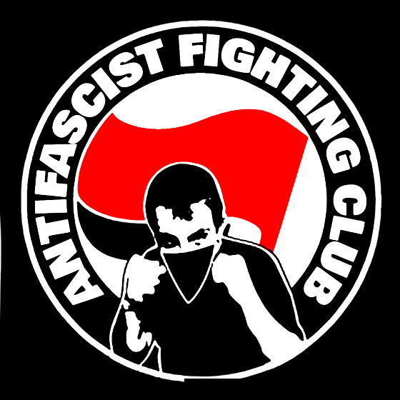 anti fascist fighting club sticker