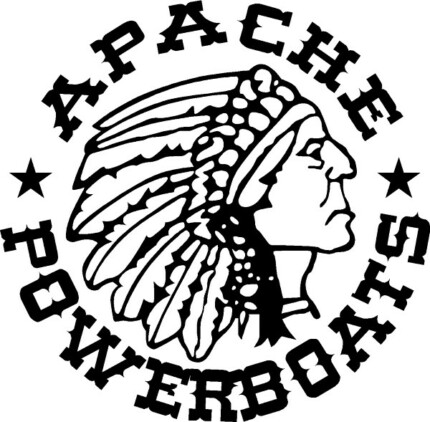 Apache Powerboats Decal Die Cut Sticker 04