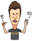 beavis and butthead mtv funny cartoon sticker_11