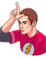 big bang sheldon cooper tv show sticker 20