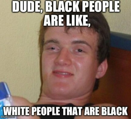 Black people like white people that are black sticker