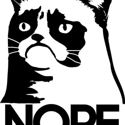 Cat Decal NOPE Funny Car Decal