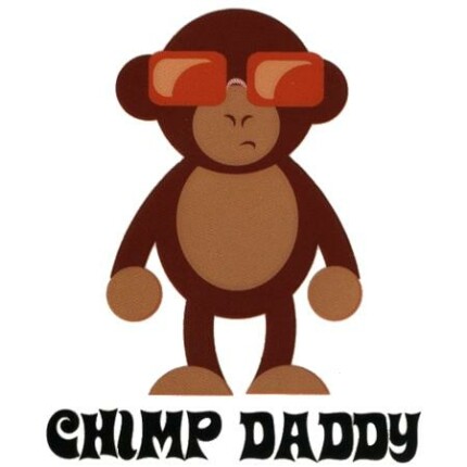 Chimp Daddy Sticker