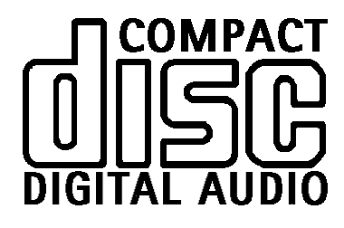 Compact Disk Digital Audio Logo Diecut Decal