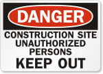 Construction Safety Signs and Labels 10
