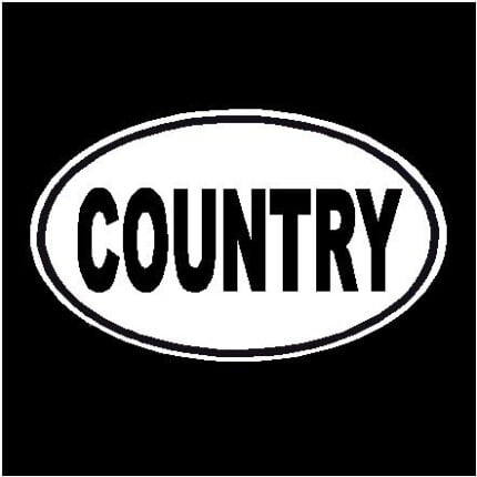 Country Oval Decal