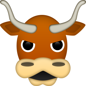 cow head emoji