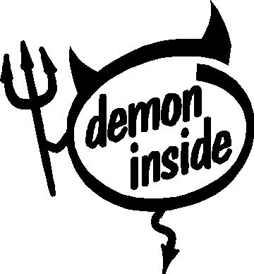 Demon Inside Devil Decal